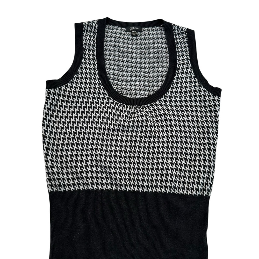 Guess Women's Black and White Sleeveless Top Size M - Picture 16 of 17